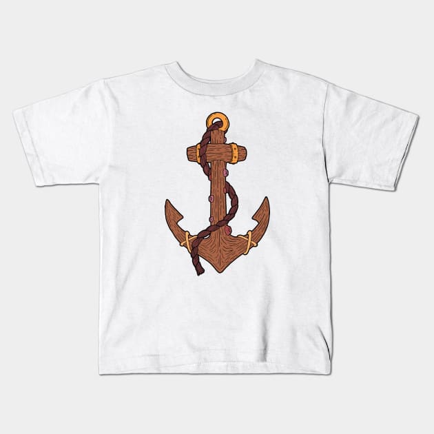 Anchor Kids T-Shirt by Woah_Jonny